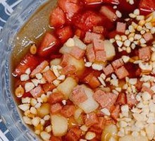 Glutinous Rice Balls with Fermented Rice Ice Dessert