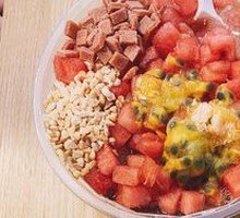 Passion Fruit Watermelon Ice Jelly