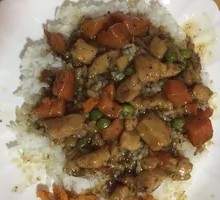 American Black Pepper Chicken Rice