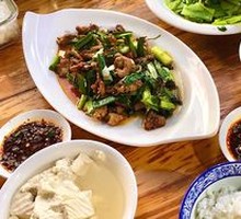 Salted Vegetable Stir-fried Pork