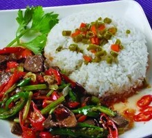 Pork Liver Rice Bowl