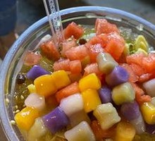 Glutinous Rice Watermelon Ice Dessert