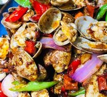 Large Clams Stir-fry