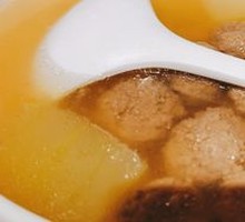 Winter Melon and Pork Dumpling Soup