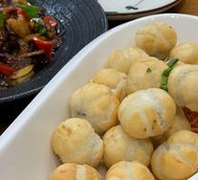 Sweet Potato Stem Stir-Fried Glutinous Rice Balls