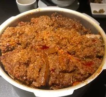 Sichuan-Style Steamed Three-Meat Mix
