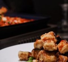 Black and White Eggplant Fritters