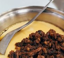 Sautéed Meat and Egg Custard