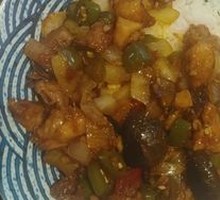 Sichuan-style Pan-fried Chicken Rice