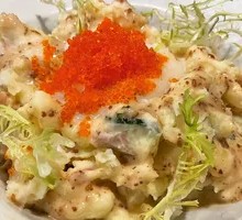 Bacon Warm Egg Potato Mash Salad