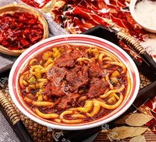 Spicy Beef Fried Rice Noodles