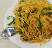 Potato and Pork Noodle Bowl