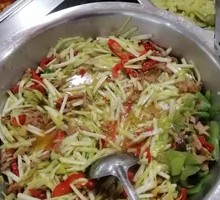 Shredded Pork with Leek Greens