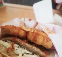 Juicy Beef Chinese Burger