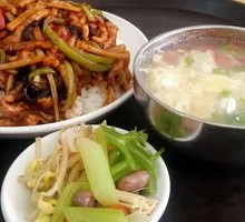 Fish-Flavored Shredded Pork Rice Bowl