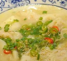 Clear Broth Tengjiao Fresh Shrimp and Crab Roe Wontons