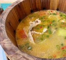 Original Flavor Wooden Bucket Fish Pot