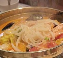 Seafood Tom Yum Soup Pot