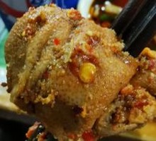 Fatty Intestine with Tofu Puffs