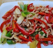 Shredded Pork with Leek Greens