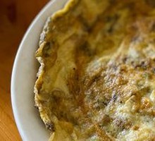 Spring Shoots Fried Egg