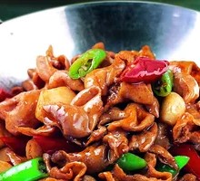 Spicy Pork Intestines Stir-fry