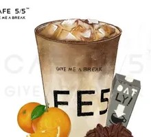 Orange Oat Milk Latte