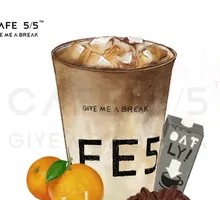 Orange Oat Milk Latte