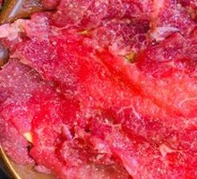 Sliced Beef with Green and Red Peppers