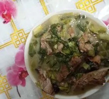 Bok Choy and Pork Rib Stew