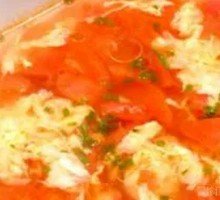 Tomato Egg Drop Soup
