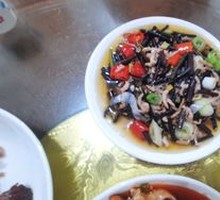 Fiddlehead Fern and Pork Shreds