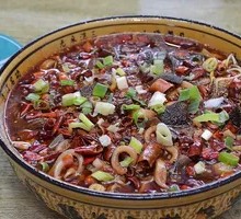 Spicy Dan Dan Noodles with Blood Sausage