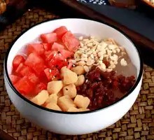 Red Sugar Watermelon Glutinous Rice Dumpling Ice Jelly