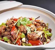 Sizzling Shiitake Mushroom Chicken