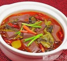 Sour Cabbage Duck Blood