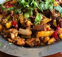 Dry Pot Pork Ribs and Chicken