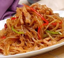 Potato and Pork Noodle Bowl