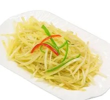 Sliced Potatoes with Green Pepper