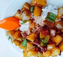 Beef and Potato Rice Bowl