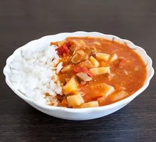 Tomato Stew Beef Rice