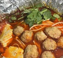 Fresh Pork Meatball Rice Noodles