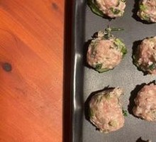 Cilantro Pork Balls
