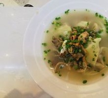 Squid and Chicken Dumpling Stew