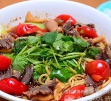 Spicy Sour Chicken Offal Noodles