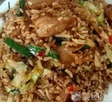 Stir-fried Pork with Fried Rice