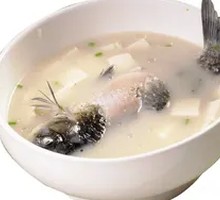 Crucian Carp and Tofu Soup