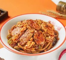 Kimchi Chicken Fried Rice Noodles