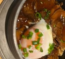 Beef Tongue with Hot Spring Egg Rice