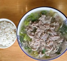 Lean Meat Soup Rice